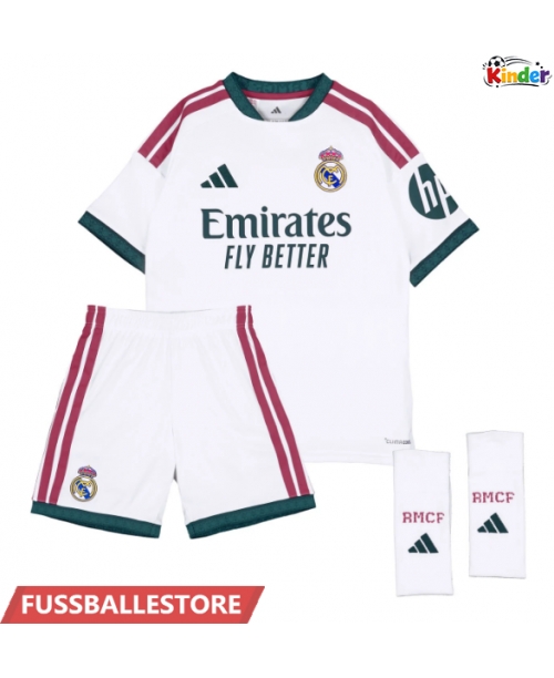 Günstige Real Madrid Kylian Mbappe #10 Heimtrikotsatz Kinder 2026-27 Kurzarm (+ Kurze Hosen)